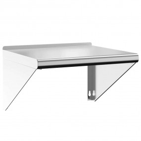 Wall Shelf Silver Stainless Steel Medium Wall mounting