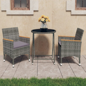 Bistro Set Grey