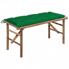 Garden Bench Bamboo Medium Foldable Garden Bench Rectan...