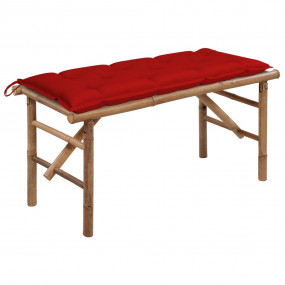 Garden Bench Bamboo Medium Foldable Garden Bench Rectan...