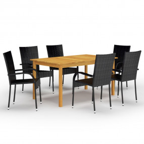 Dining Set Black