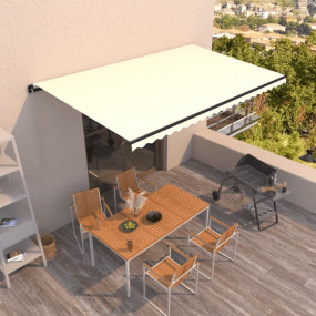 Retractable Awning Cream, Anthracite