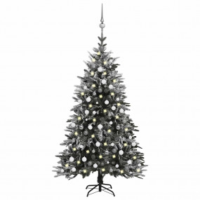 Imag:Artificial Christmas Tree Green PVC Large Adjustable Armrests