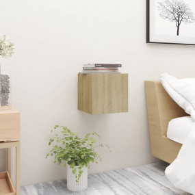 Bedside Cabinet Sonoma oak Engineered wood 12.0x11.8x11...
