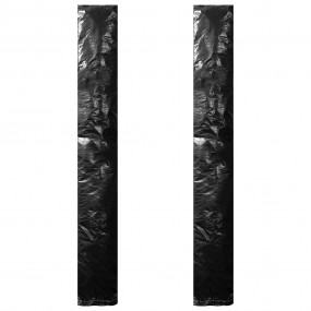 Umbrella Cover Set of 2 Black Polyethylene
