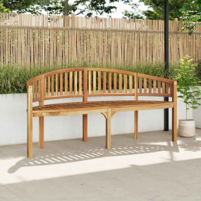 Garden Bench Natural Teak Solid Teak Wood Large Durable