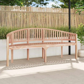 Garden Bench Natural Teak Solid Teak Wood Large Durable