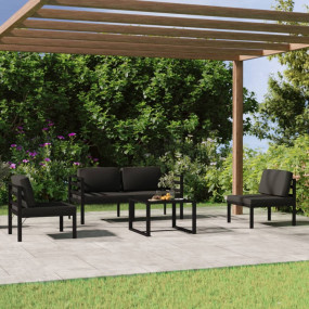 Garden Lounge Set Anthracite