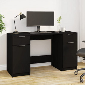 Desk Black Engineered wood Medium Desk Rectangular Mini...