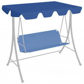 Replacement Canopy Blue Polyester with PVC coating