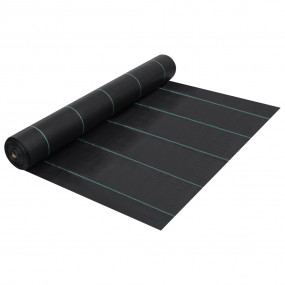 Weed Membrane Black with Green Stripes Polypropylene 6....