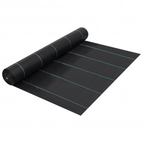 Weed Membrane Black with green stripes 100% Polypropyle...