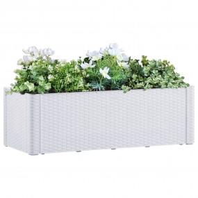 Raised Bed White PP (polypropylene) Large Planters Rais...