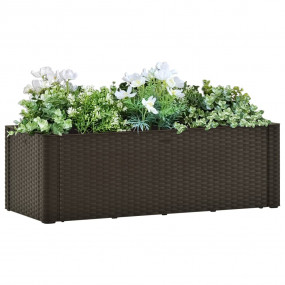 Raised Bed Mocha Polypropylene Large UV-resistant mater...