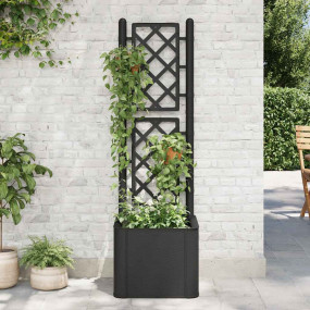 Raised Bed Anthracite Plastic (PP) Large Planting