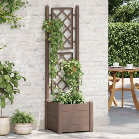 Garden Planter Mocha Polypropylene Large Planters