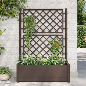 Garden Planter Mocha Polypropylene Large Planters