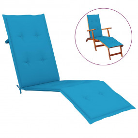 Deck Chair Cushion Blue Oxford fabric (100% polyester) ...