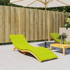 Sun Lounger Cushion Bright Green Oxford fabric (100% po...