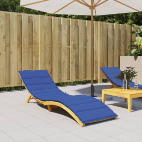 Sun Lounger Cushion Royal Blue Oxford Fabric (100% Poly...