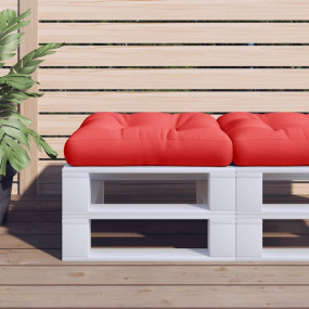 Pallet Cushion Red Polyester 19.7 in x 19.7 in x 4.7 in
