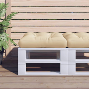 Pallet Cushion Beige 100% polyester 23.6 in x 23.6 in x...