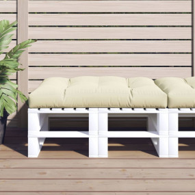 Pallet Cushion Cream Fabric (100% polyester) 47.2 x 31....