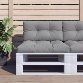 Pallet Cushion Grey 100% polyester 27.6 x 15.7 x 4.7 in