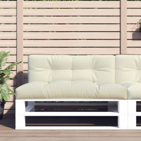 Pallet Cushion Cream 100% Polyester 47.2 in x 15.7 in x...