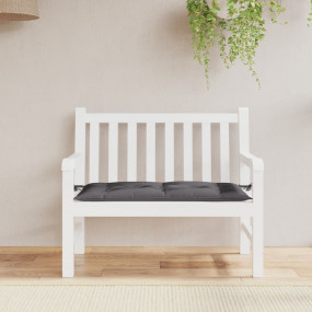 Garden Bench Cushion Anthracite Oxford fabric (100% pol...