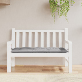 Garden Bench Cushion Grey Oxford fabric (100% polyester...