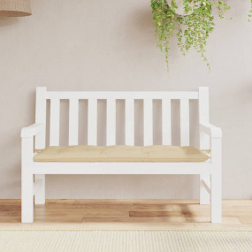 Garden Bench Cushion Beige Oxford fabric 47.2 x 19.7 in...