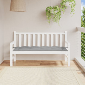 Garden Bench Cushion Gray Oxford fabric (100% polyester...