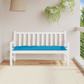 Garden Bench Cushion Light blue Oxford fabric (100% pol...