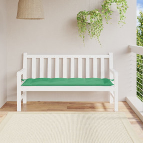 Garden Bench Cushion Green Oxford Fabric (100% polyeste...