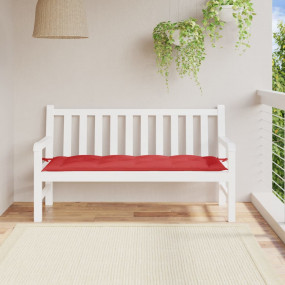 Garden Bench Cushion Red Oxford fabric 59.1 x 19.7 x 2....