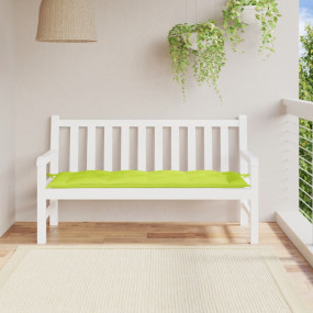 Garden Bench Cushion Bright green Oxford fabric (100% p...