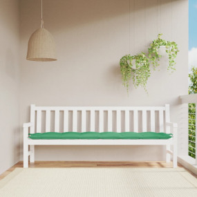 Garden Bench Cushion Green Oxford fabric 78.7" x 19.7" ...