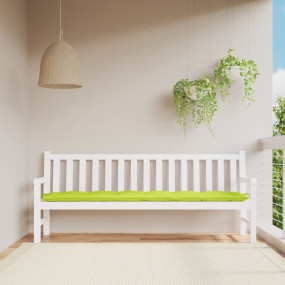 Garden Bench Cushion Bright Green Oxford fabric (100% p...