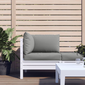 Pallet Cushion Grey Oxford fabric Set of 3 Rectangular ...