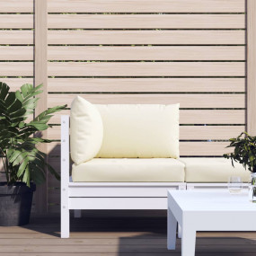 Pallet Cushion Cream White Oxford Fabric (100% polyeste...