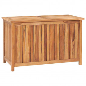 Storage Box Warm brown Solid teak wood 35.4 x 19.7 x 22...