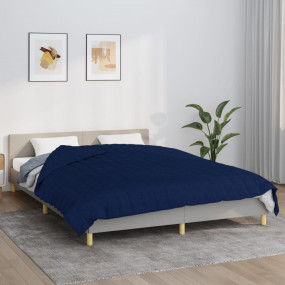 Weighted Blanket Blue Cotton 78.7 in x 86.6 in