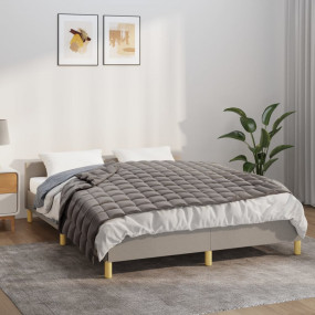 Weighted Blanket Grey Brushed polyester microfibre 48 x...
