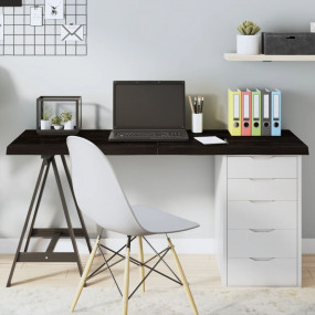 Table Top Dark Brown Solid oak wood Large Foldable Tabl...