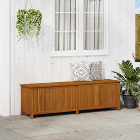 Storage Box Brown Solid acacia wood with an oil finish,...