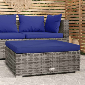 Garden Footrest Grey