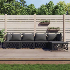 Garden Lounge Set Anthracite
