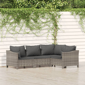 Garden Lounge Set Grey