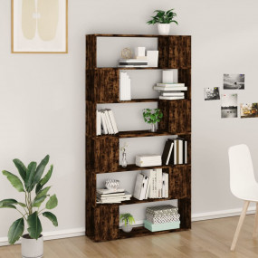 Book Cabinet Smoked Oak Engineered wood 39.4 x 9.4 x 74...